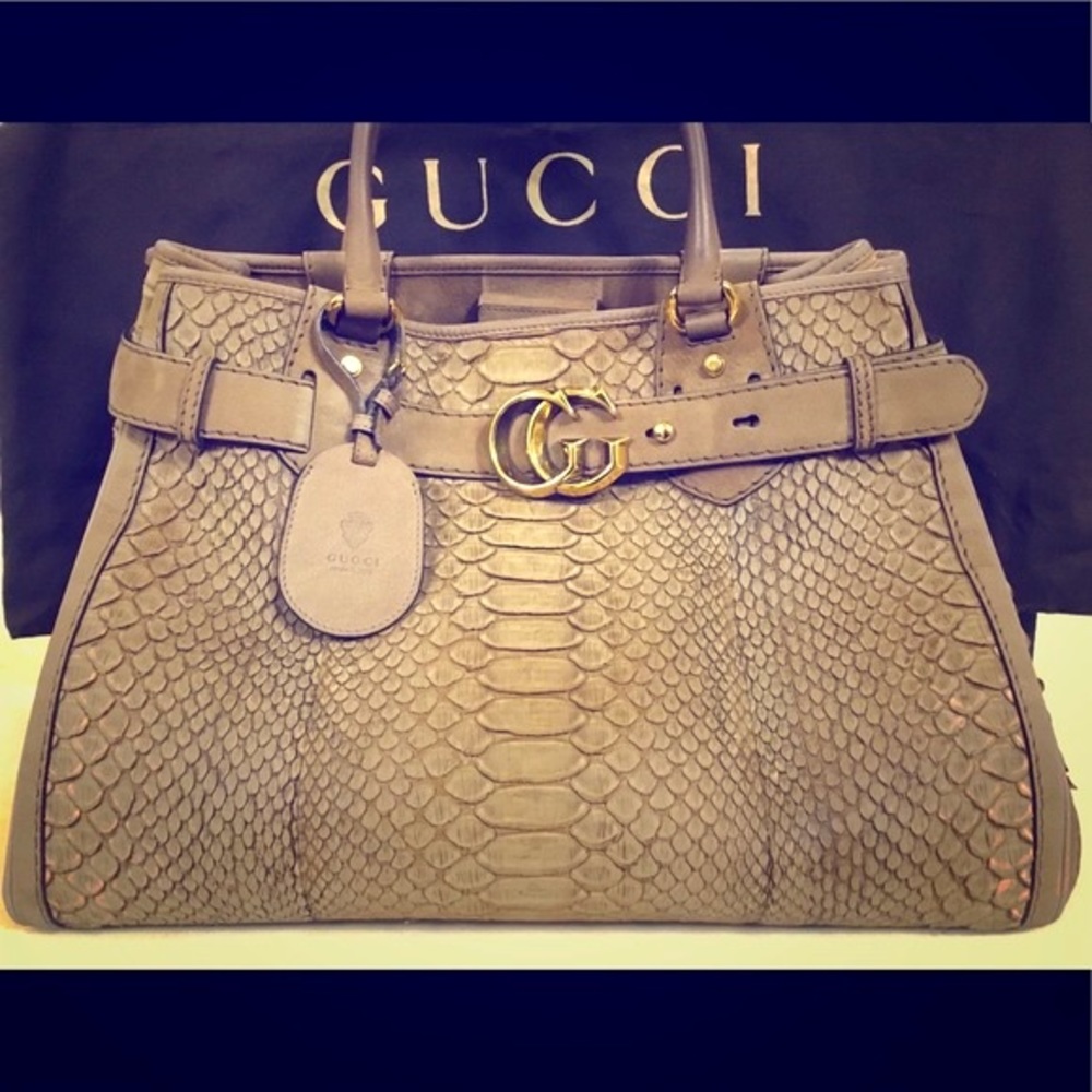 Gucci Python Bag (Large Size)